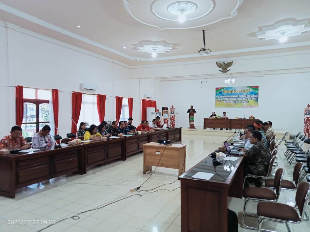 DLH Kab. Barsel Selenggarakan Konsultasi Publik Kajian Lingkungan Hidup Strategis – RPJPD