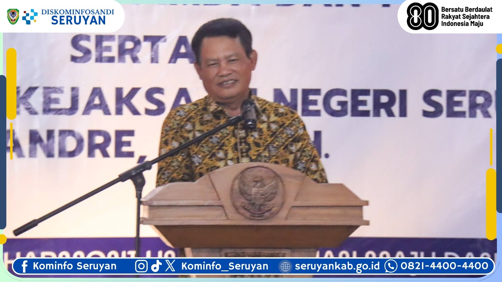 Perkuat Sinergi AntarLembaga, Pemkab Seruyan Gelar Silaturahmi Sambut Kajari Baru