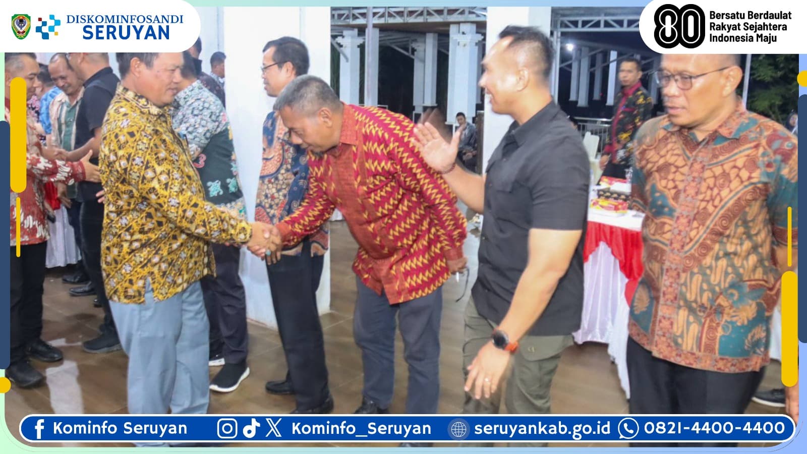 Perkuat Sinergi AntarLembaga, Pemkab Seruyan Gelar Silaturahmi Sambut Kajari Baru
