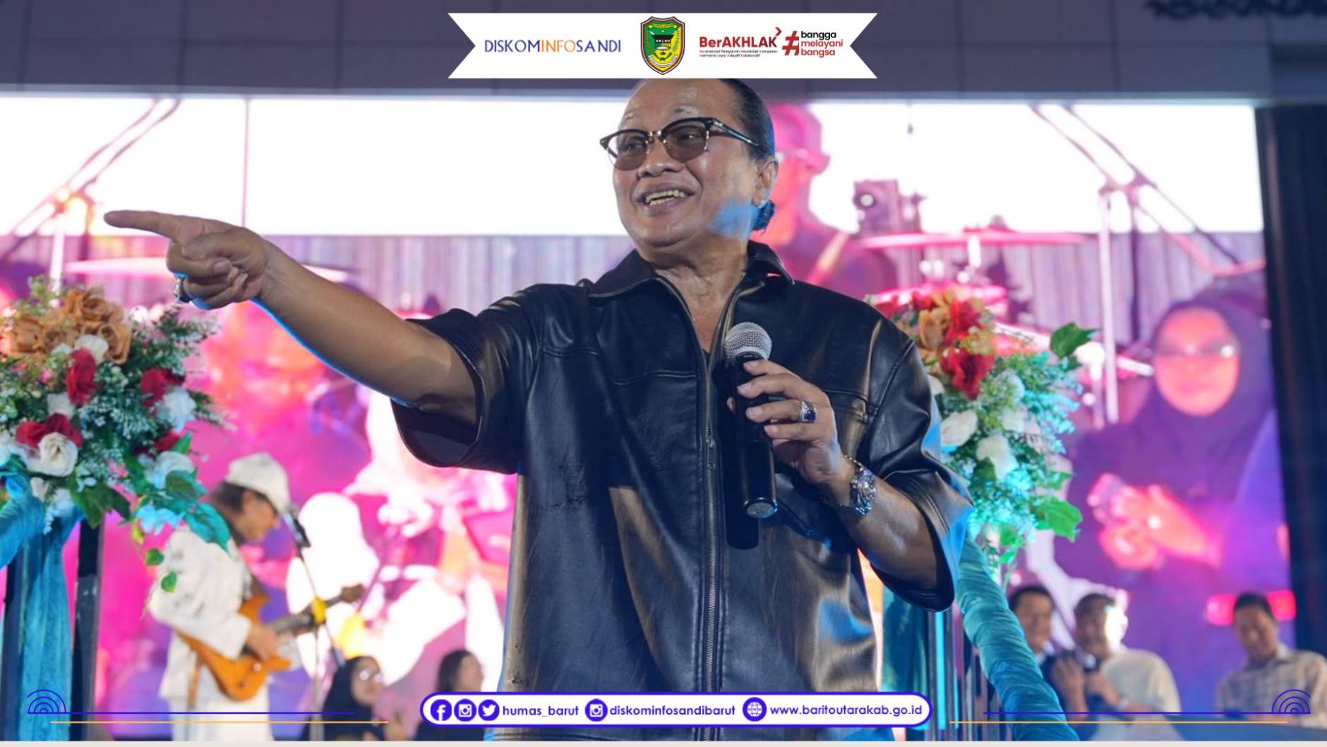 Malam Hiburan HUT Ke-76 Barito Utara, Bupati Barut Hadirkan Deddy Dhukun dan Mus Mujiono
