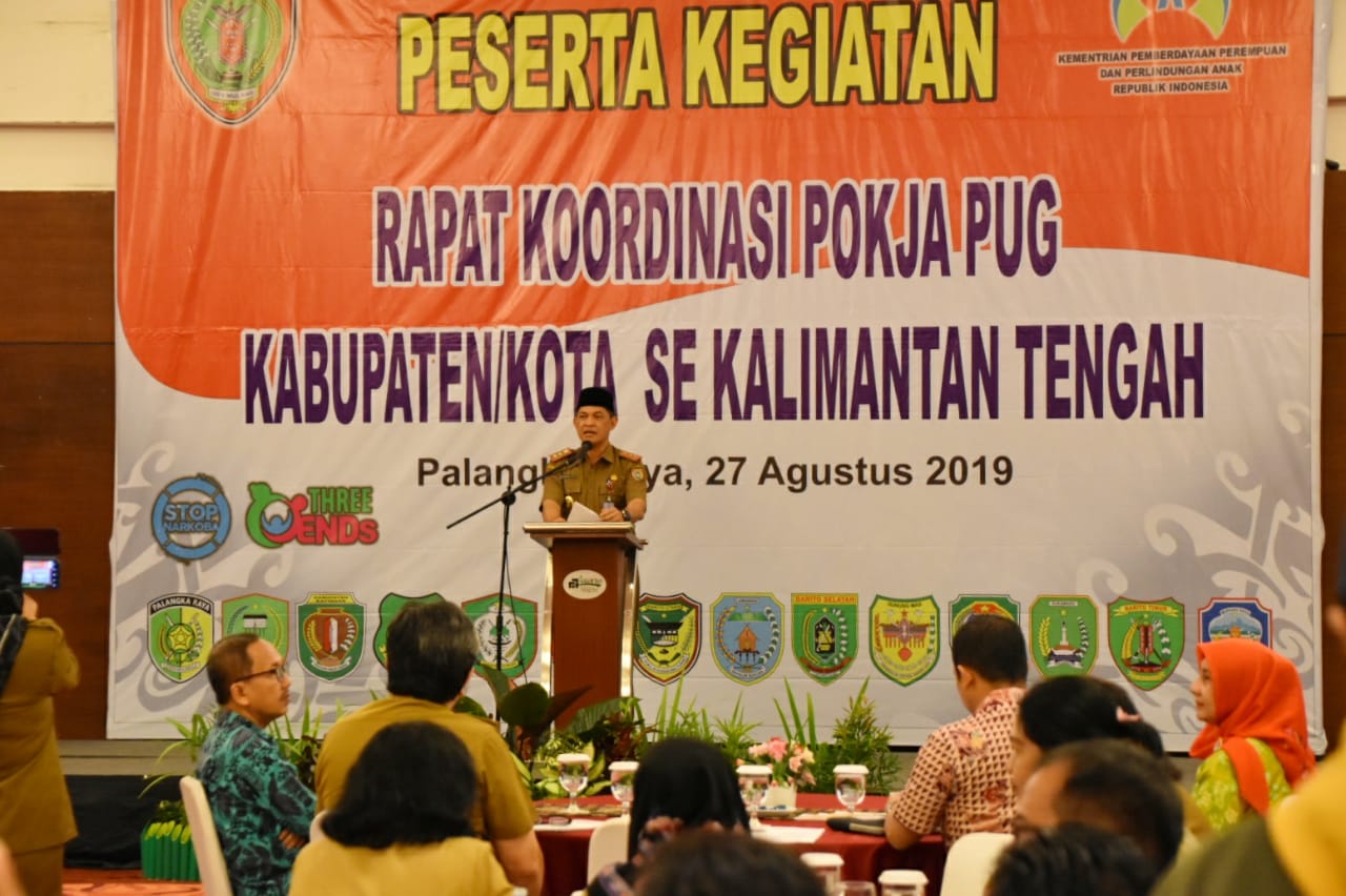 Sekda Kalteng Buka Secara Resmi POKJA Pengarusutamaan Gender