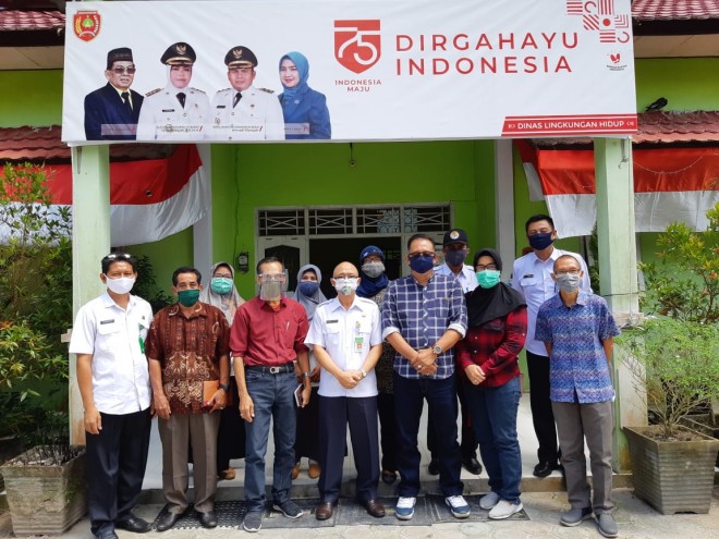 Forum Kabupaten/Kota Sehat Kobar Kunjungi DLH Kobar