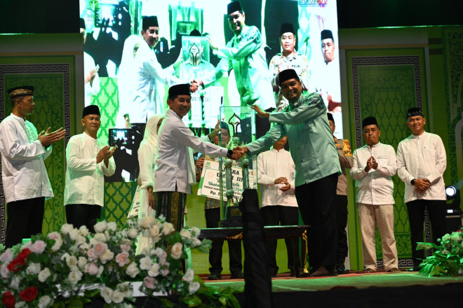 Penutupan MTQH ke-54 Kabupaten Kobar, Kecamatan Arut Selatan Raih Juara Umum