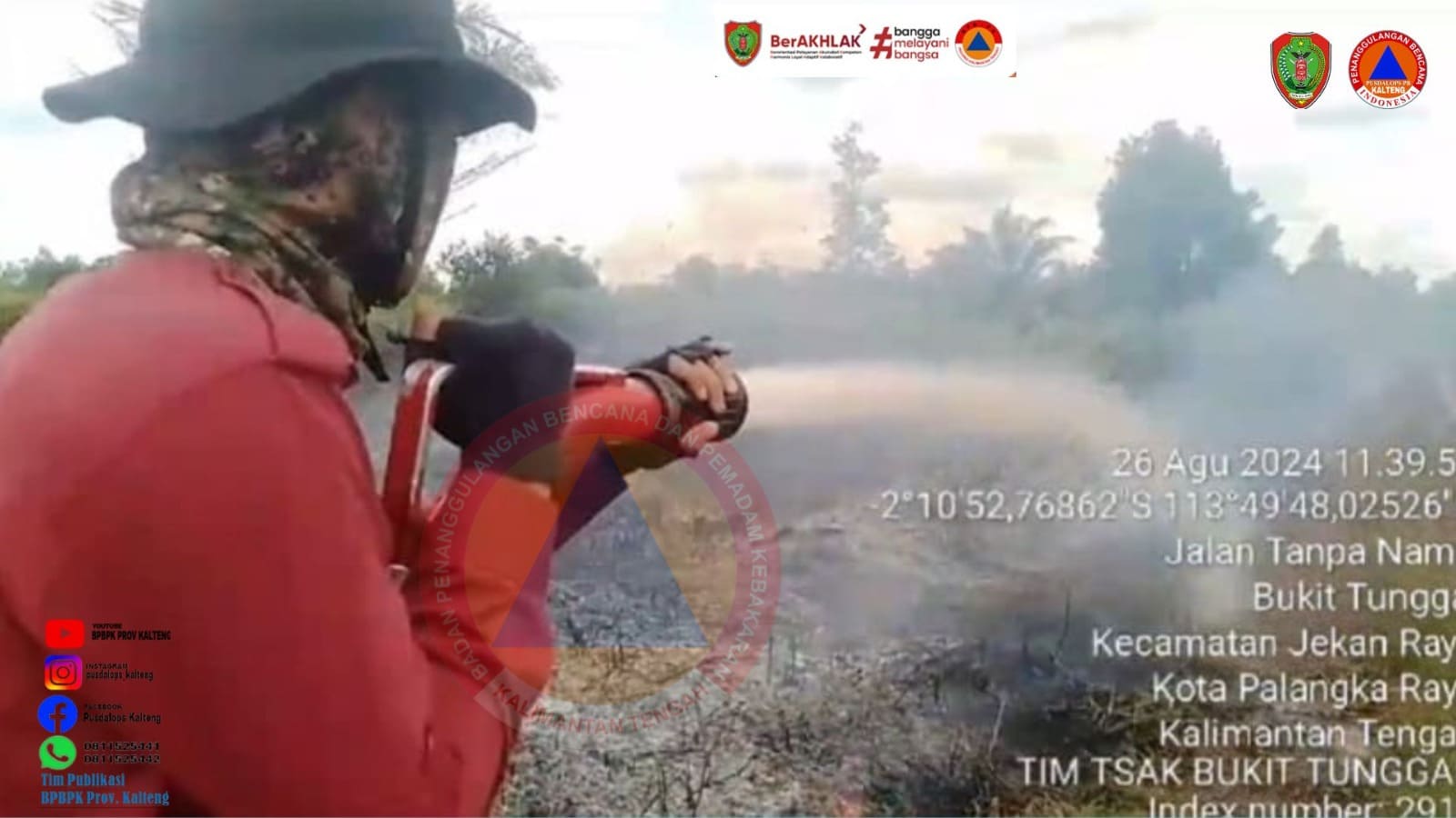 Satgas Karhutla Tangani Sepuluh Kejadian Karhutla Dalam Sehari