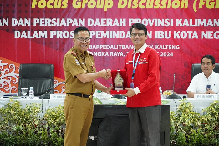 Hadiri FGD Peran dan Persiapan Daerah Kalteng dalam Proses Pemindahan IKN, Kepala Bappedalitbang Sebut Kalteng Jadi Lumbung Pangan Nasional