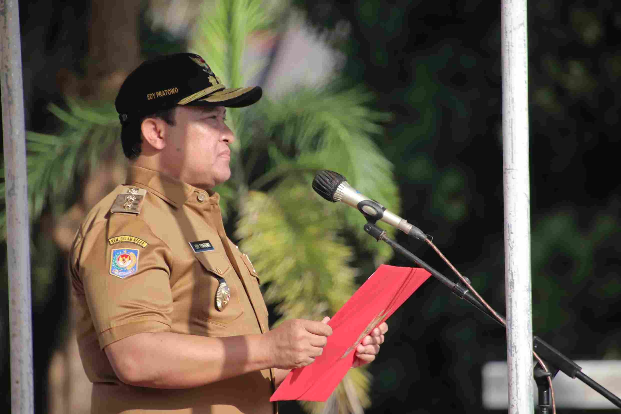 Tingkatkan Disiplin, Kinerja dan Profesionalisme ASN, Satpol PP Ikuti Apel Bersama Lingkup Pemprov Kalteng