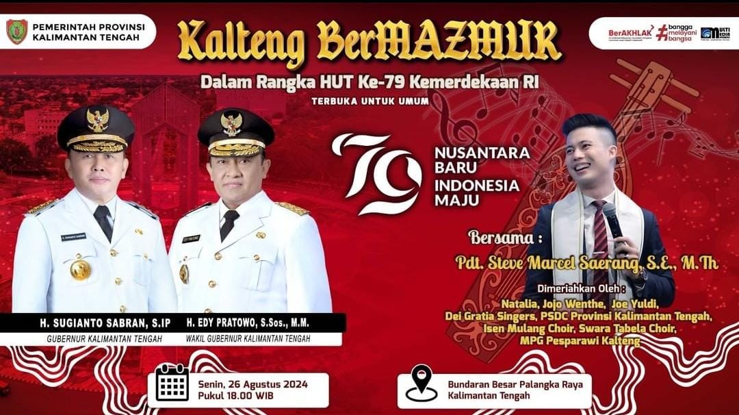 Satpol PP Beri Dukungan Keamanan Kalteng BerMazmur