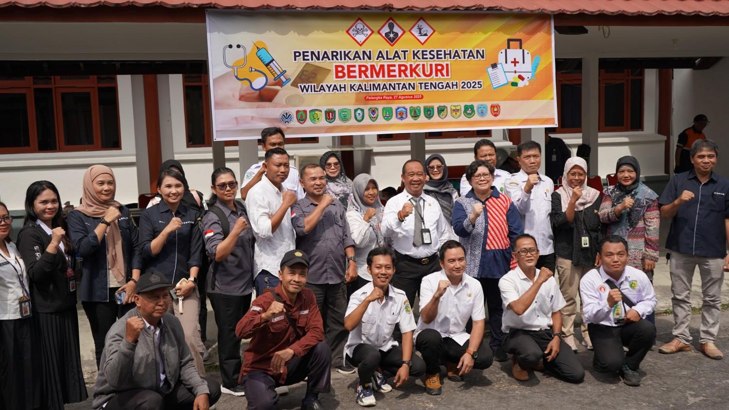 DLH Kalteng Dukung Penarikan Alkes Bermerkuri dari Fasilitas Kesehatan
