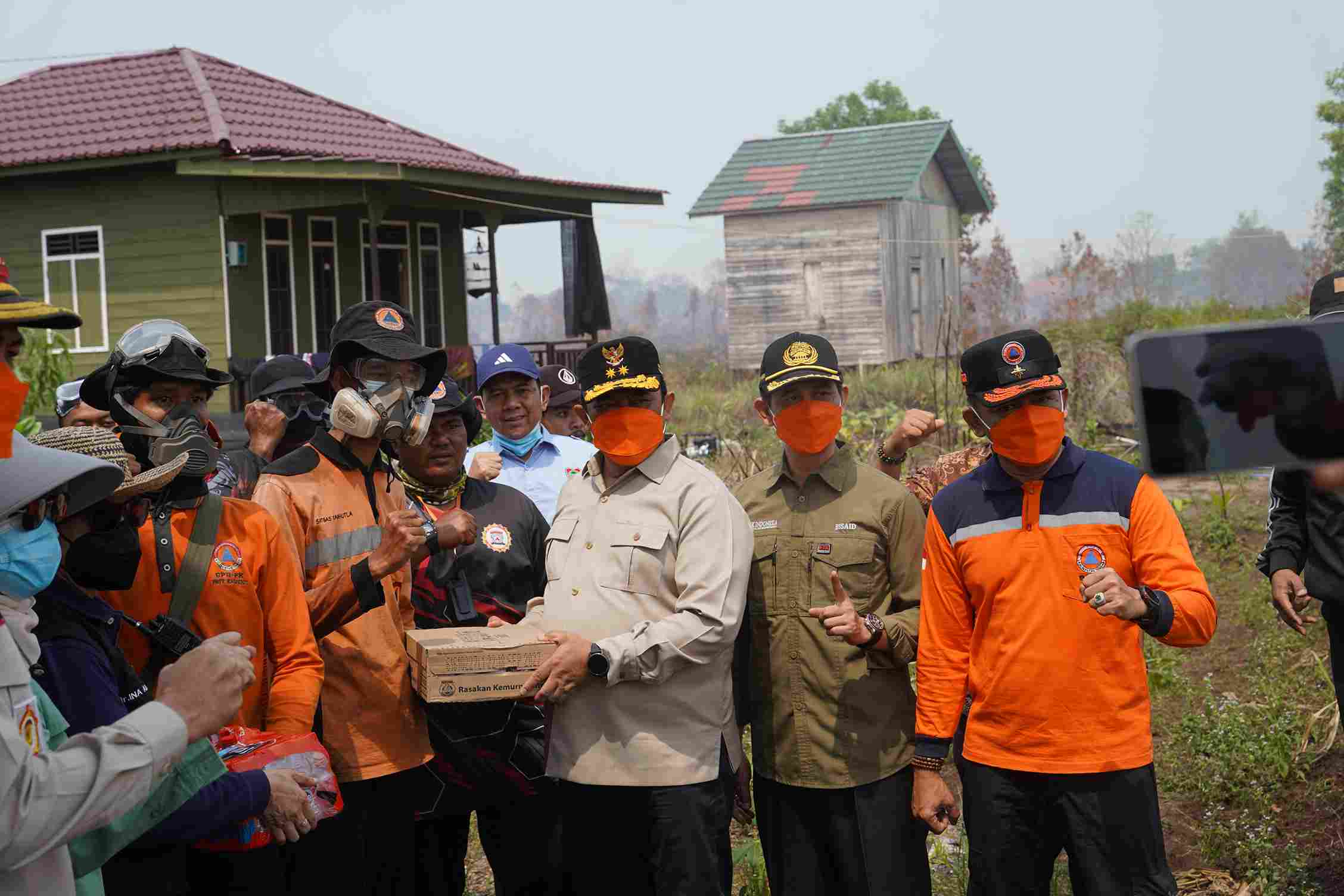 Wakil Gubernur Kalteng Pantau Langsung Penanganan Karhutla di Palangka Raya