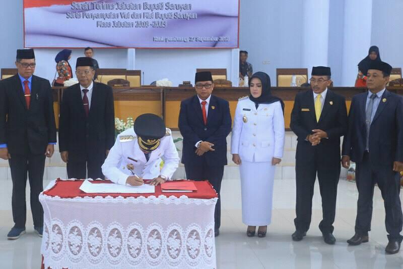 Rapat Paripurna Serijab Bupati Seruyan