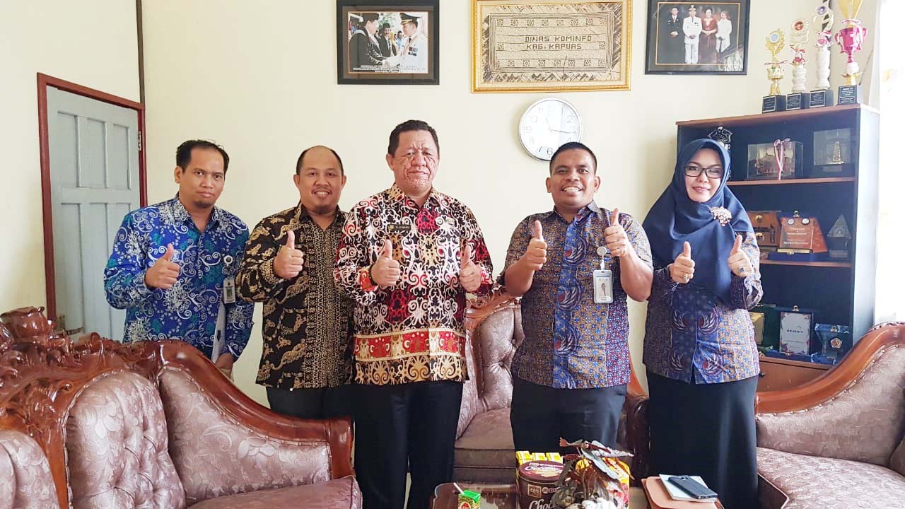 Manager PLN Kuala Kapuas Silaturahmi ke Dinas Kominfo Kapuas