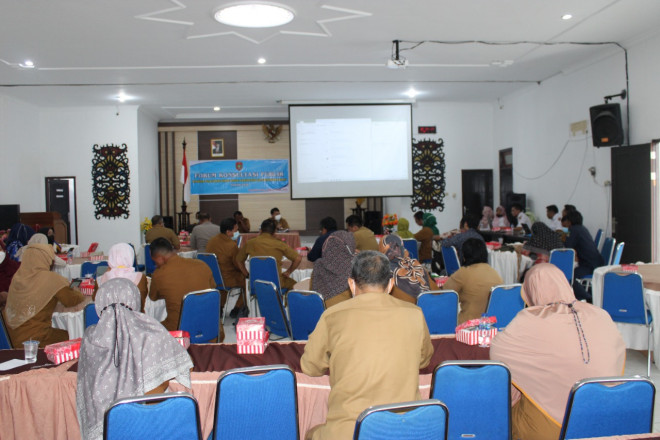 Dinsos Kobar Gelar Forum Konsultasi Publik Standar Pelayanan Tahun 2022