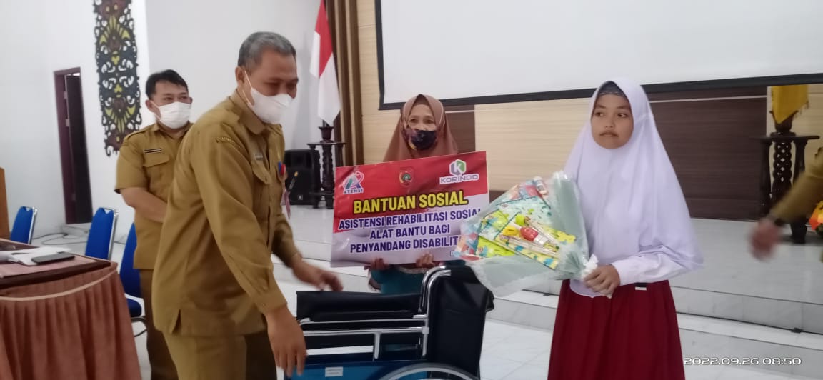 Dinsos Kobar Gelar Forum Konsultasi Publik Standar Pelayanan Tahun 2022