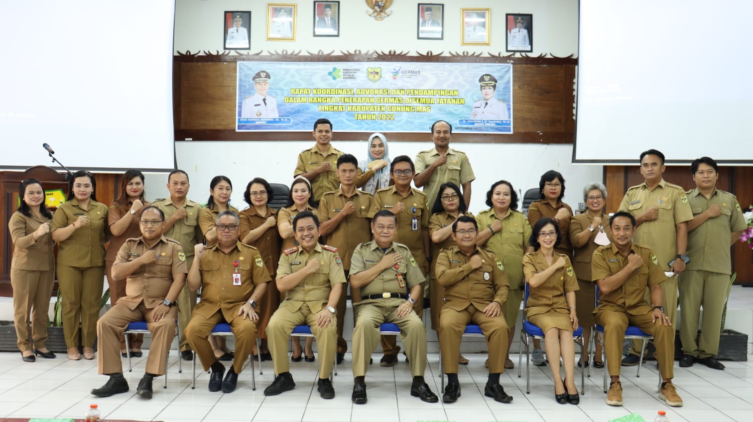Pemkab Gumas Optimis Program GERMAS Sampai Kepada Masyarakat