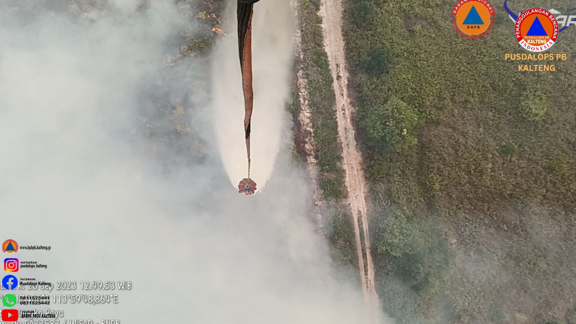 Ahmad Toyib : Satgas Udara Kerahkan Dua Heli Water Bombing 
