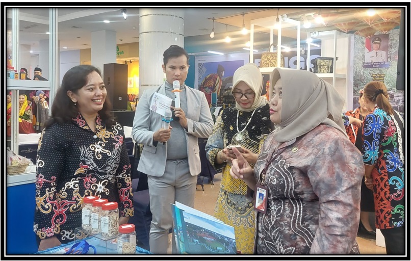 DPMPTSP Prov. Kalteng Ikuti Indonesian Tourism Trade Investment Expo 2024