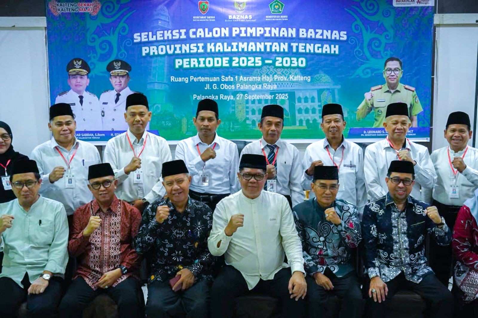 Sahli Darliansyah Buka Seleksi Terbuka Pimpinan Baznas Kalteng 2025–2030, Tekankan Integritas dan Profesionalisme