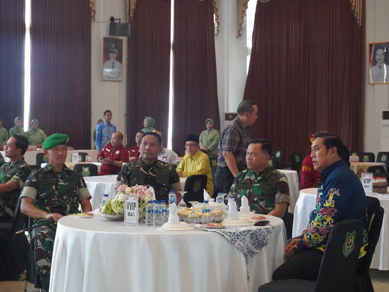 Wabup Pulang Pisau Hadiri Ramah Tamah Pangdam XXII/Tambun Bungai 