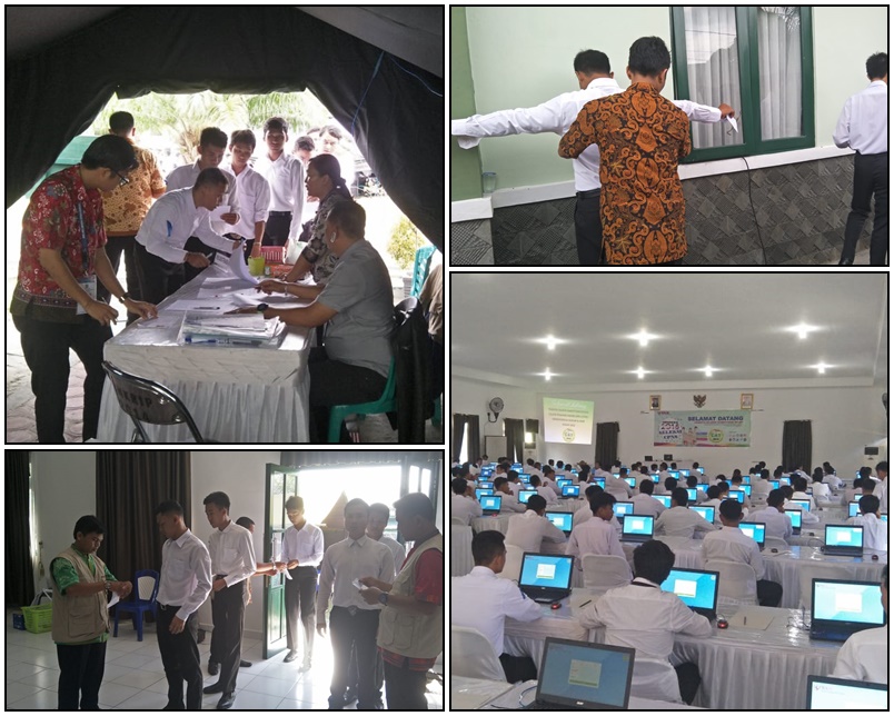 Ujian CAT Formasi Penjaga Tahanan Dihari Pertama Sedikit Mengalami Kendala Masalah Login Peserta