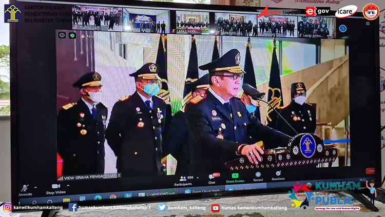 Rupbasan Peringati HDKD Dengan Ikuti Upacara Virtual