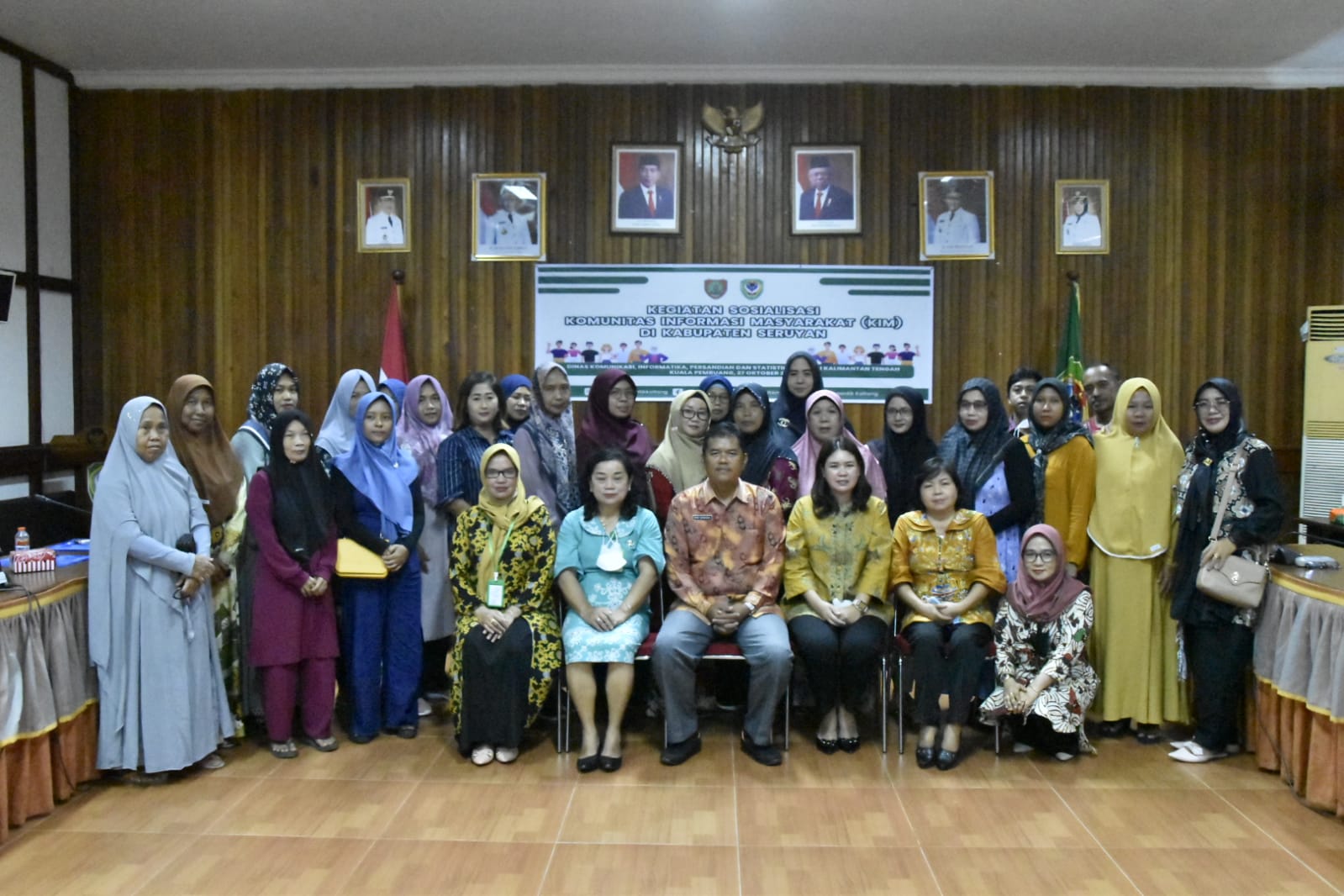Dinas Kominfosantik Prov. Kalteng Selenggarakan Sosialisasi Komunitas Informasi Masyarakat di Kabupaten Seruyan