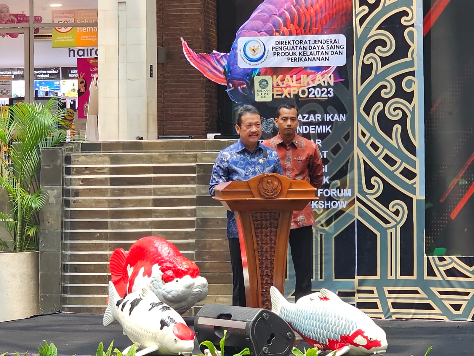 Dislutkan Prov. Kalteng Ikuti Festival Ikan Hias Nusantara Tahun 2023