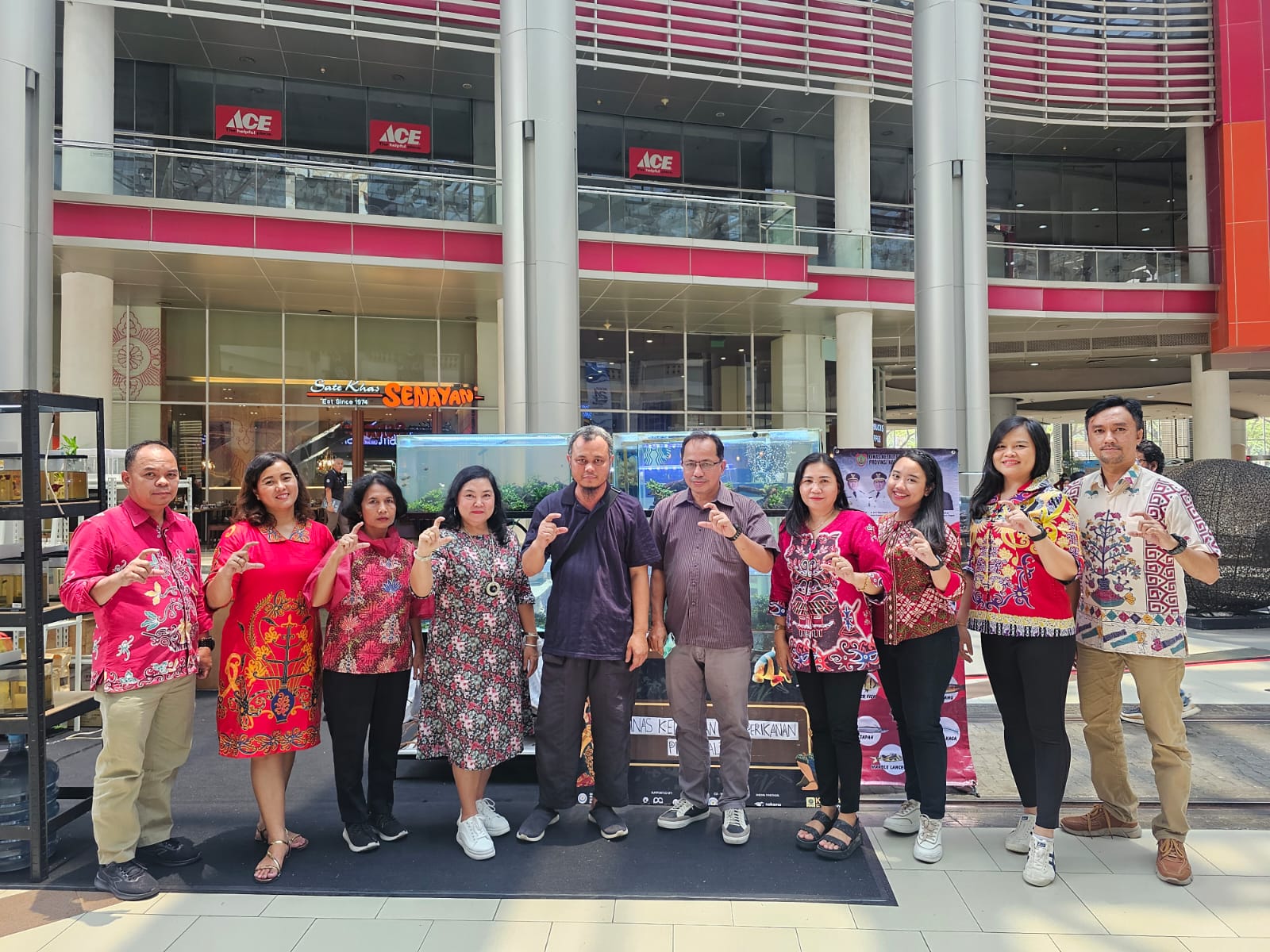 Dislutkan Prov. Kalteng Ikuti Festival Ikan Hias Nusantara Tahun 2023