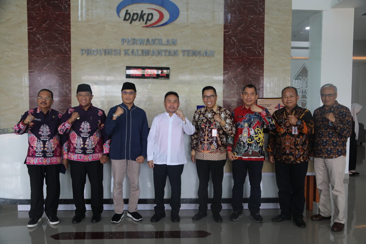 Tekankan Efisiensi Anggaran, Gubernur Sugianto Sabran Kunjungi Kantor Perwakilan BPKP Kalteng