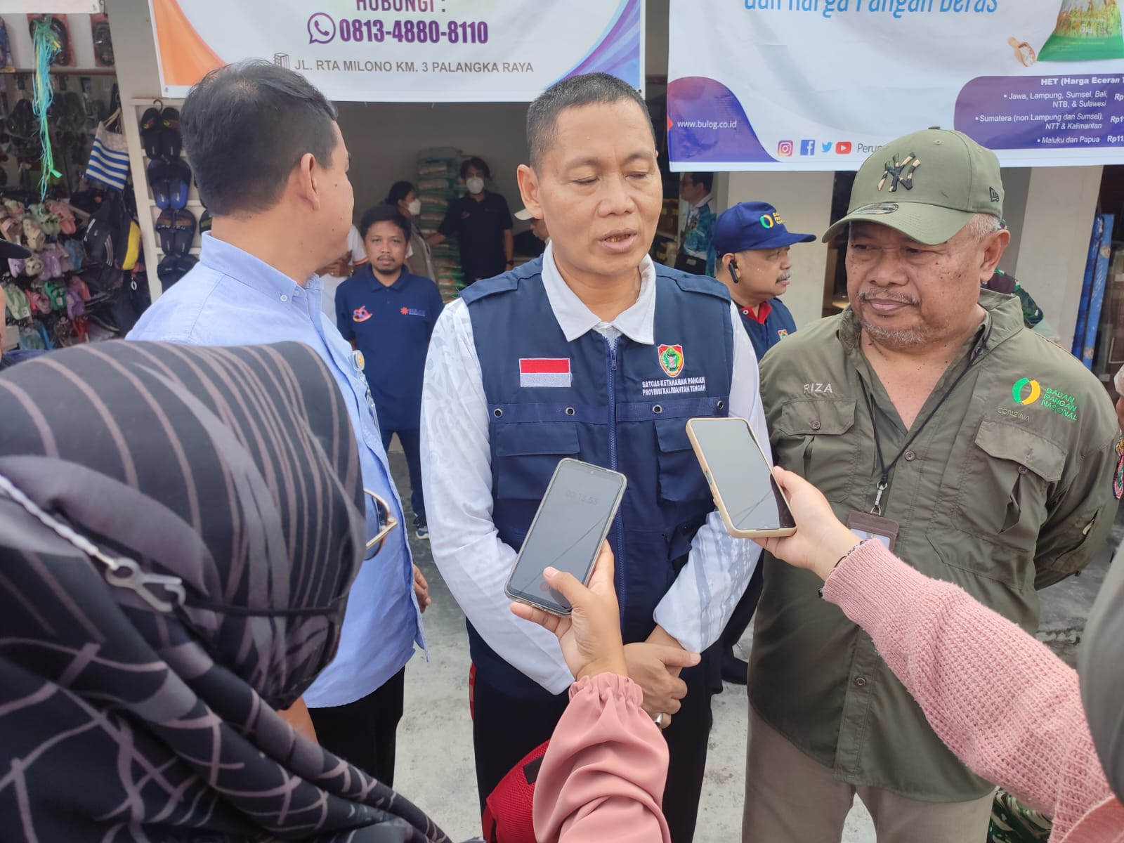 Sahli Gubernur Yuas Elko Pimpin Pemantauan, Stok, Pasokan dan Harga Pangan di Kota Palangka Raya