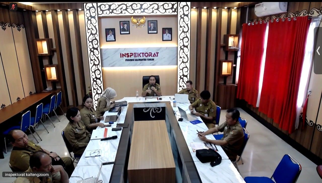 Inspektorat dan KPK RI Tuntaskan Monev ke-5, Bahas Persiapan Penilaian Desa Antikorupsi di Kalimantan Tengah