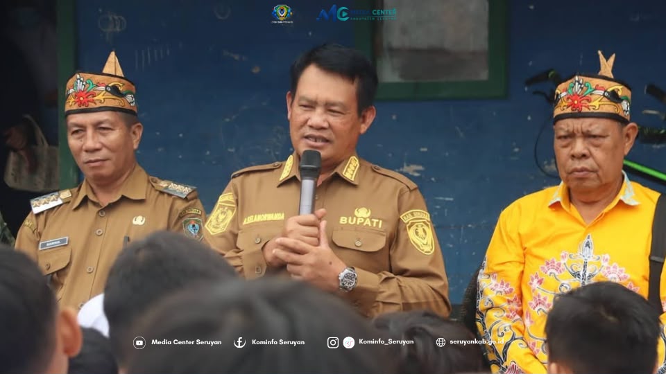 Kunjungi Tumbang Manjul, Bupati Seruyan Ikuti Pemeriksaan Kesehatan Gratis