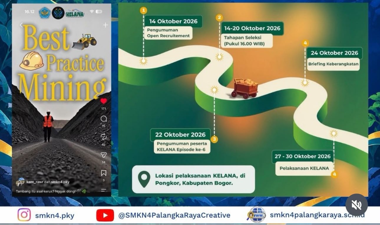 Murid SMKN 4 Palangka Raya Terpilih Jadi 1 dari 5 Peserta se-Indonesia Program KELANA Episode 6