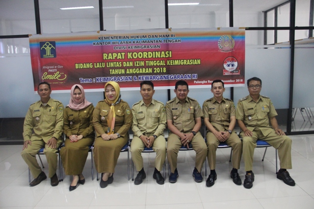 Lurah Se-Kota Palangka Raya Ikuti Rakor Bidang Lalu Lintas Dan Izin Tinggal Keimigrasian Tahun 2018 Tentang Kewarganegaraan