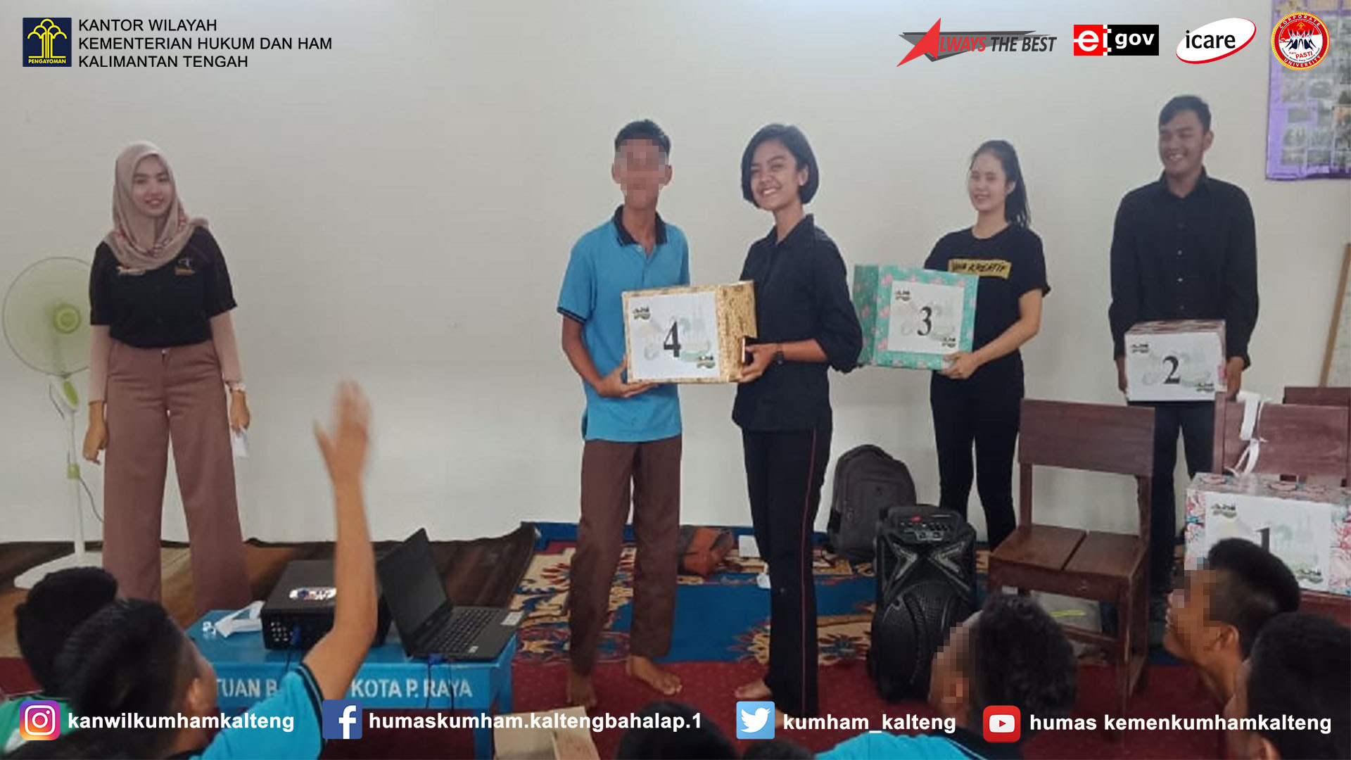 Ajak Bermain Andikpas, Duta Pariwisata Kota Palangka Raya Kunjungi LPKA