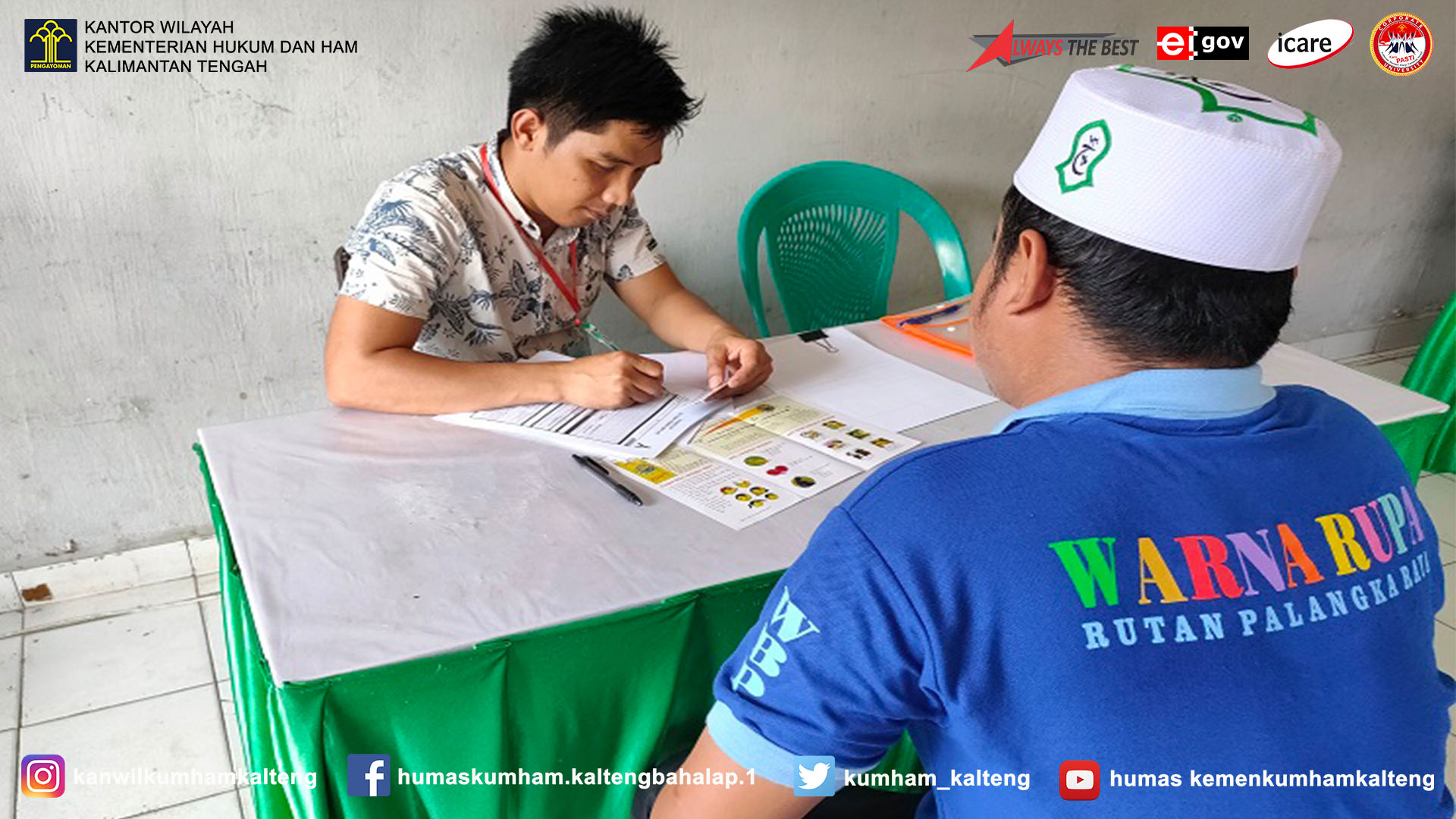 Bekerja Sama Dengan PKBI Rutan Palangka Raya Lakukan Penyuluhan HIV AIDS dan Syphilis Kepada WBP