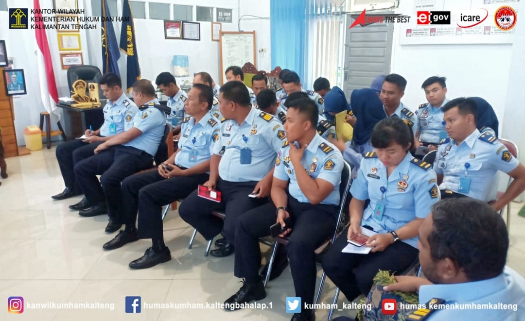 Menuju WBK/ WBBM, Kalapas Kelas IIB Pangkalan Bun Adakan Briefing