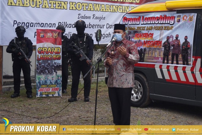 Hadiri Simulasi Pengamanan Pilkada, Wabup Kobar Optimis Pelaksanaan Pilkada 2020 Berjalan Baik