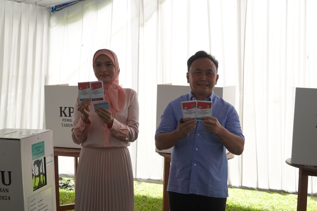 Gubernur Kalteng Bersama Unsur Forkopimda Lakukan Pemantauan Pemungutan Suara di TPS
