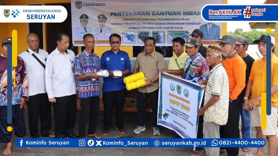 Dukung Produktivitas Nelayan, Pemkab Seruyan Salurkan Hibah Alat Tangkap 