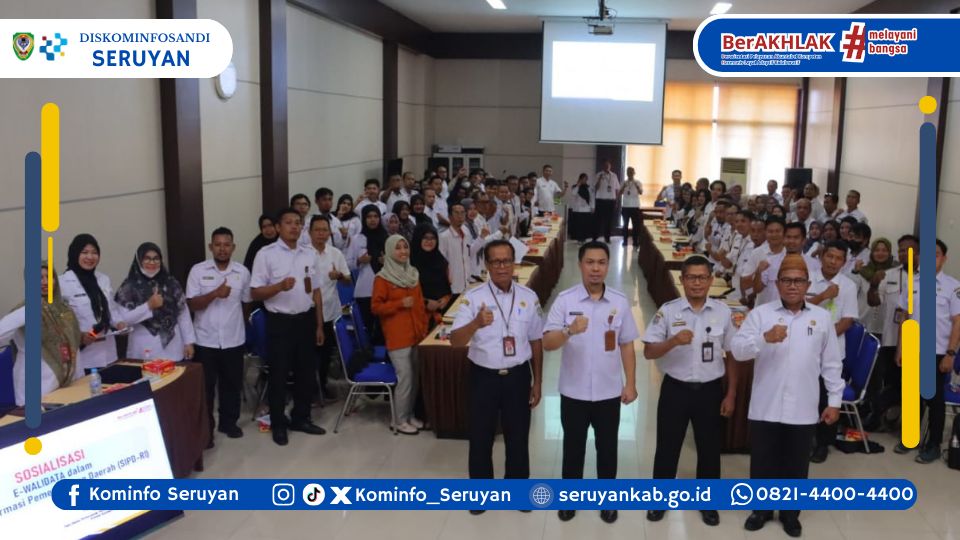 Pemkab Seruyan Gelar Sosialisasi e-Walidata SIPD-RI 2025, Dorong Penguatan Kualitas Data Daerah