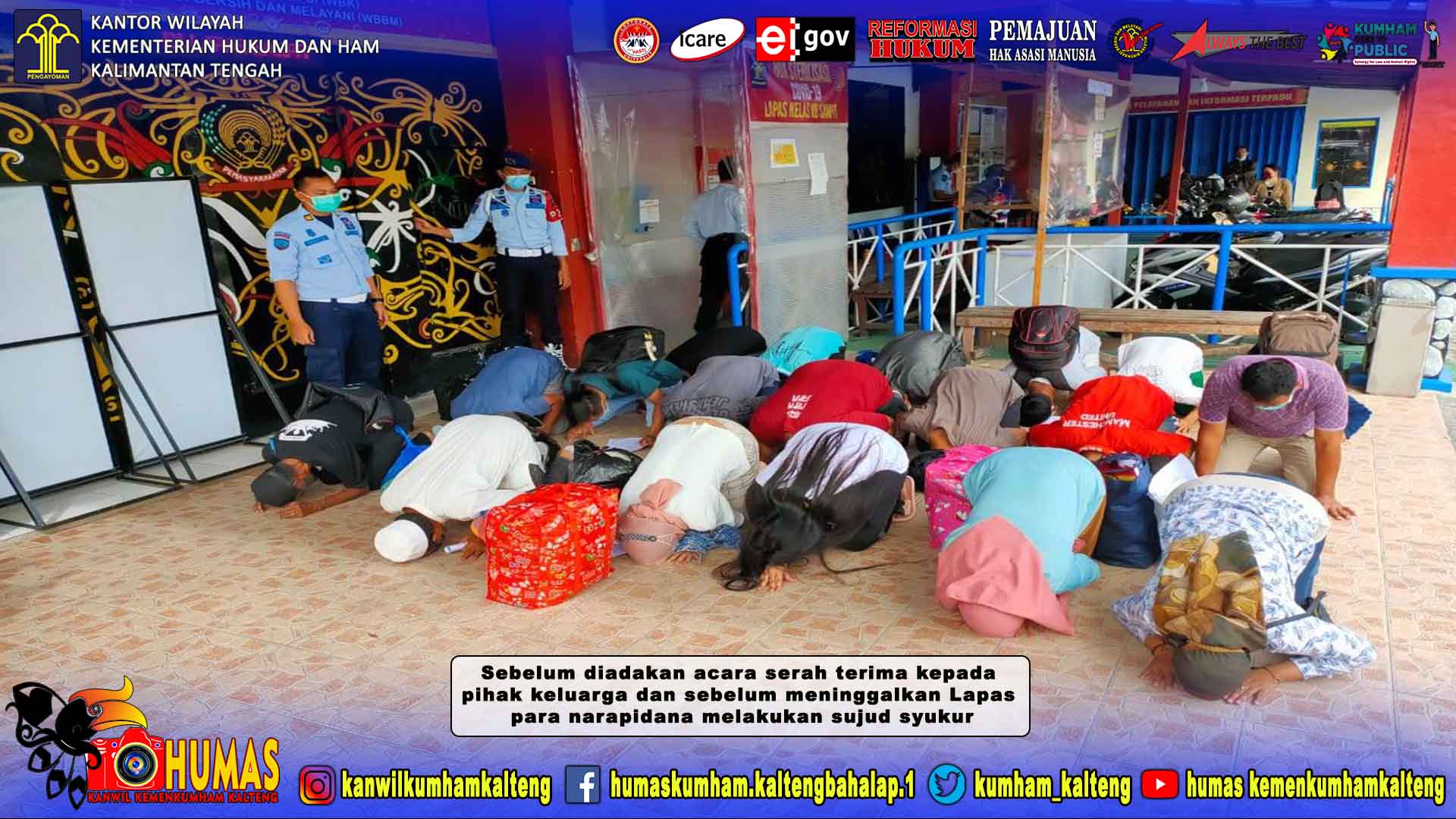 Asimilasi Rumah Narapidana Lapas Sampit 