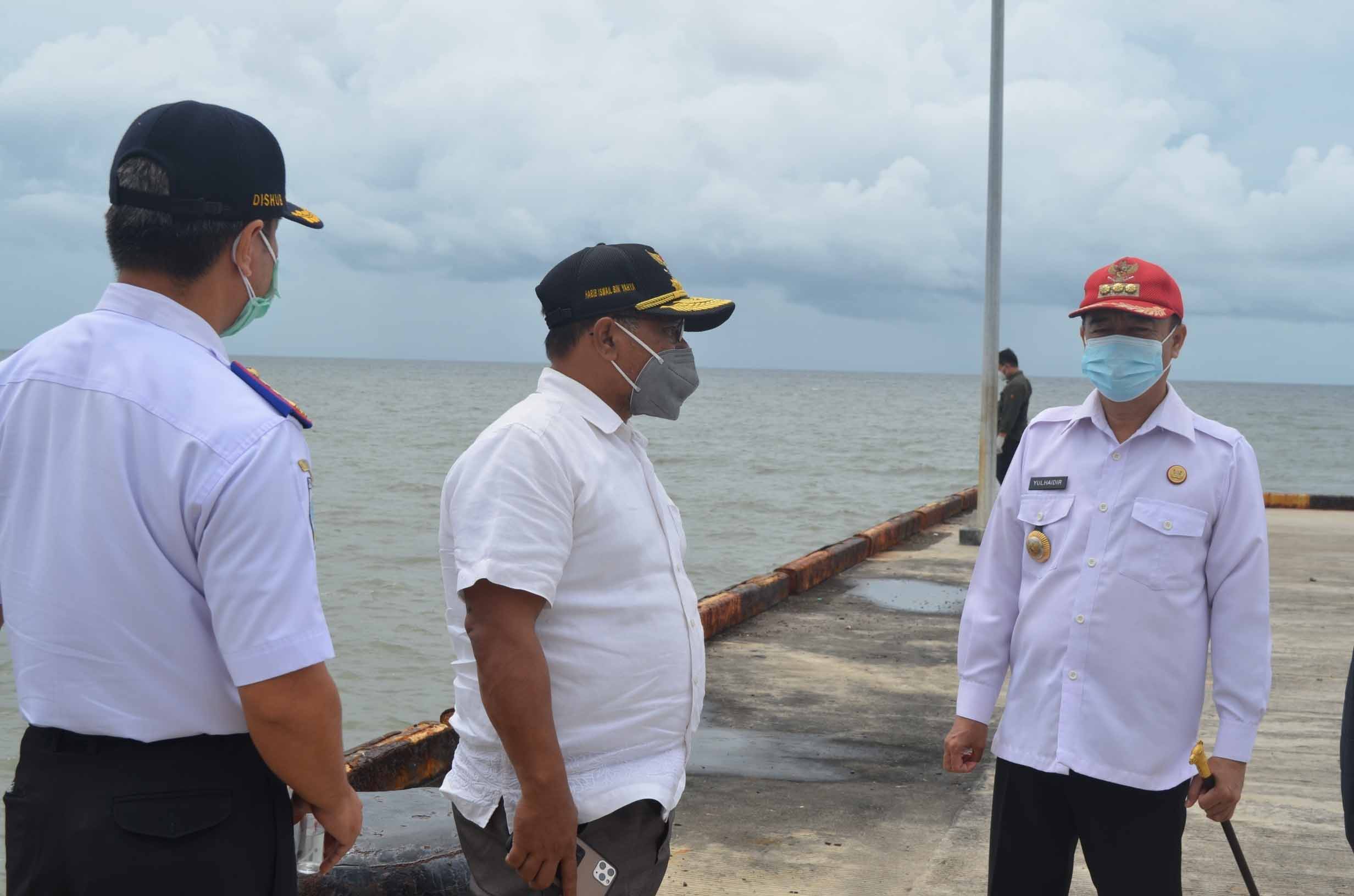 Wagub Kalteng Tinjau Pelabuhan Segintung, Seruyan