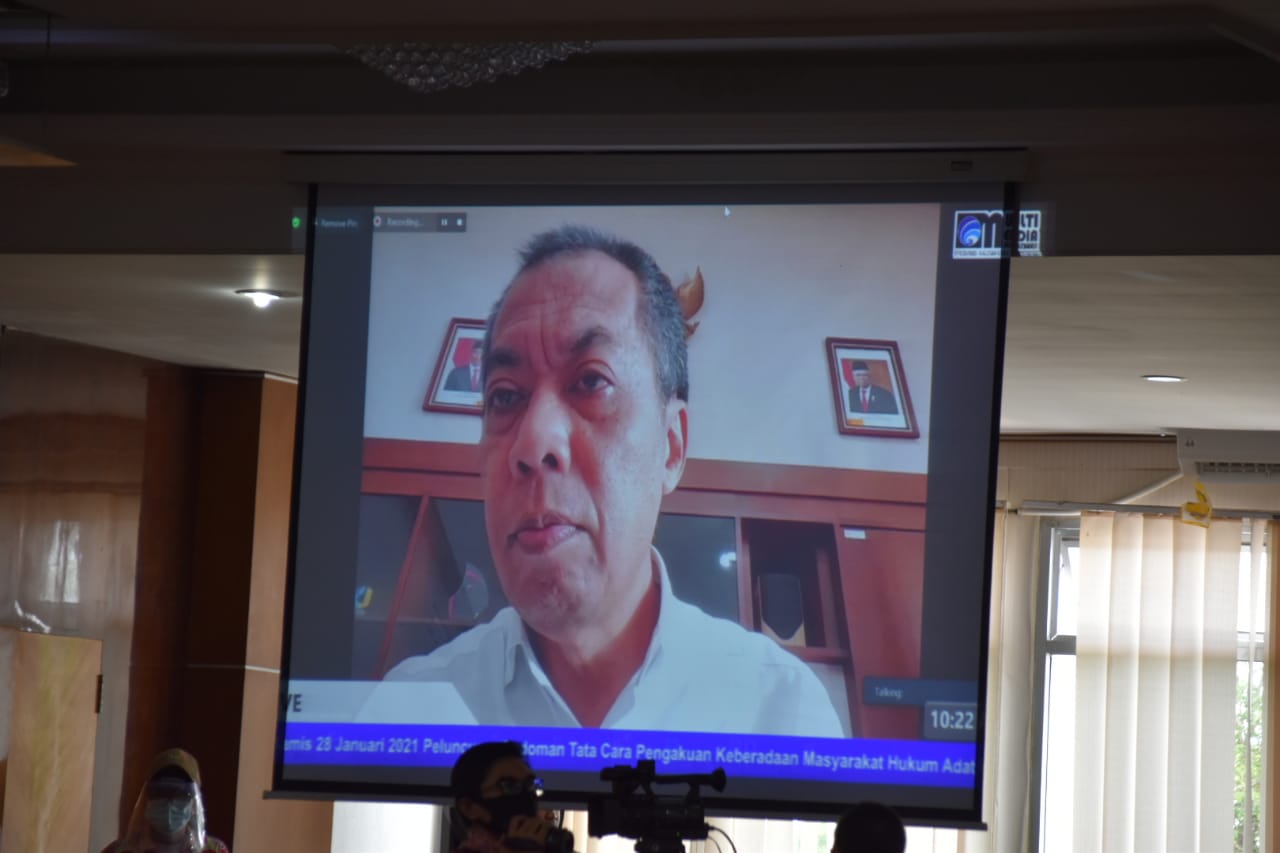 Sekda Fahrizal Fitri Lakukan Peluncuran Pedoman Tata Cara Pengakuan Keberadaan Masyarakat Hukum Adat Provinsi Kalteng