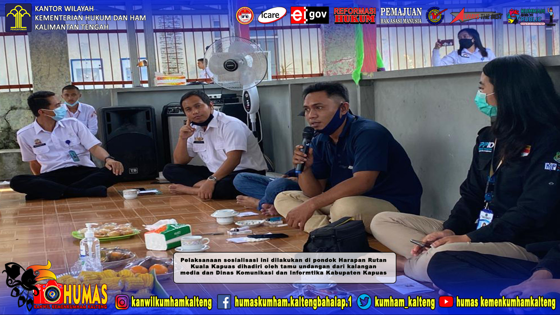 Rutan Kuala Kapuas Gelar Media Gathering Bersama Kominfo dan Media