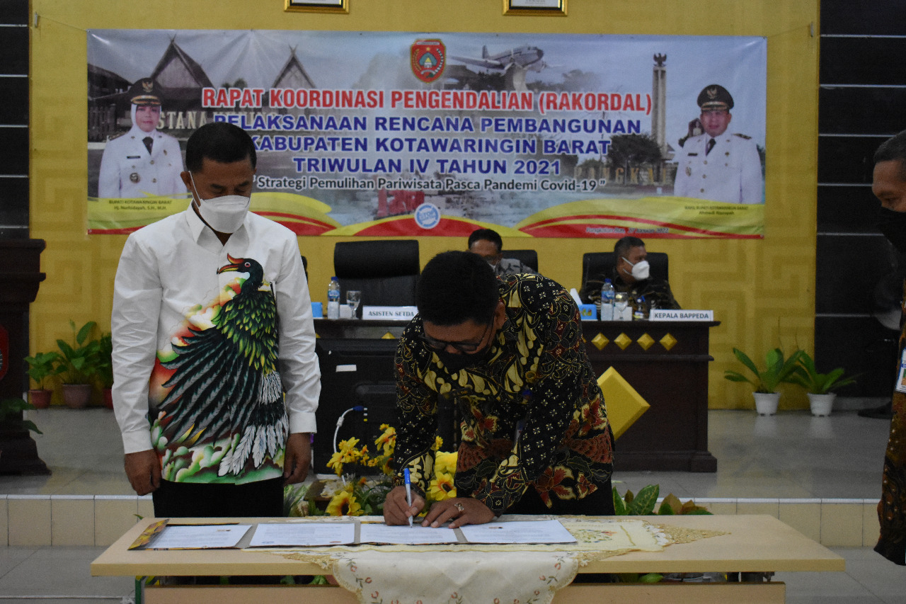 Strategi Pemulihan Pariwisata Pasca Pandemi Covid-19 jadi Tema Rakordal Triwulan IV 2021 Kabupaten Kobar