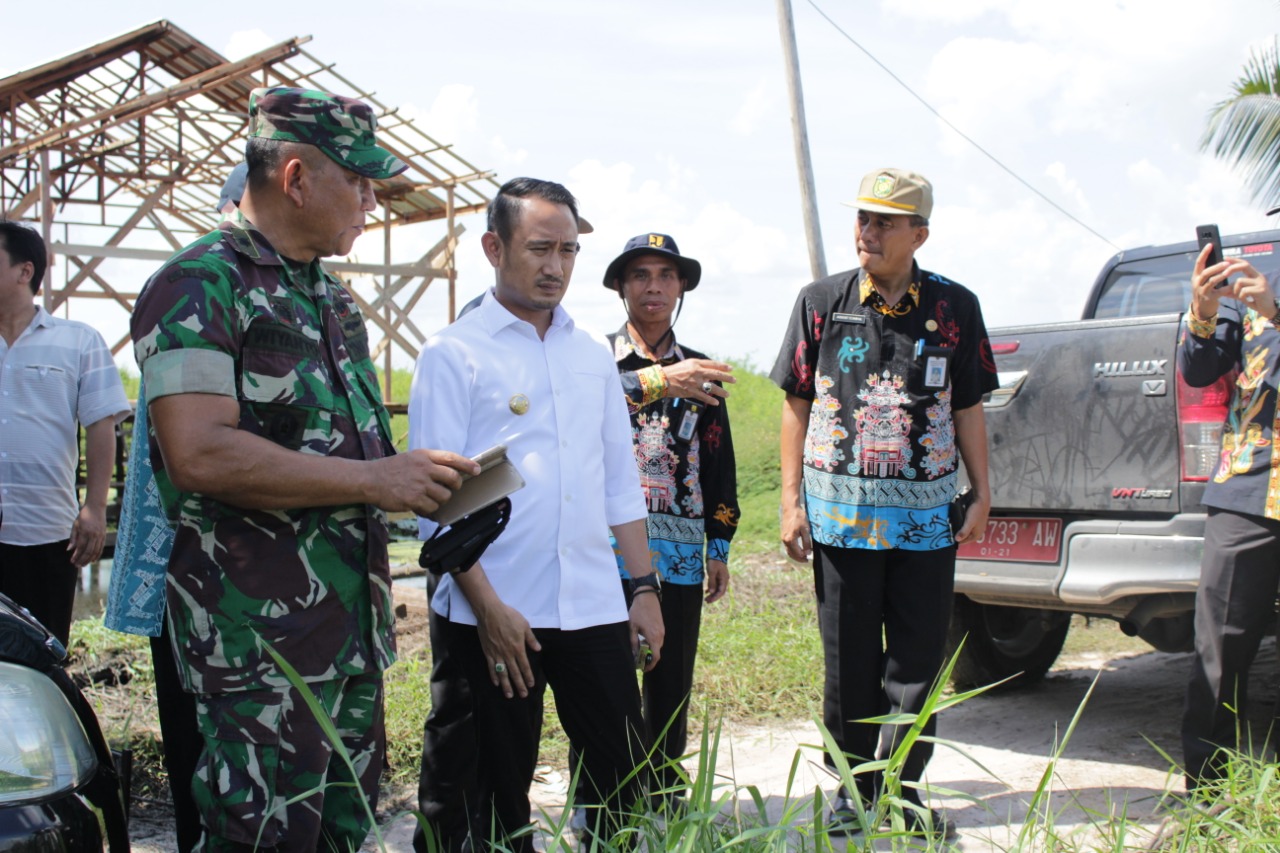Walikota Meninjau Keadaan Drainase Jalan Sakan