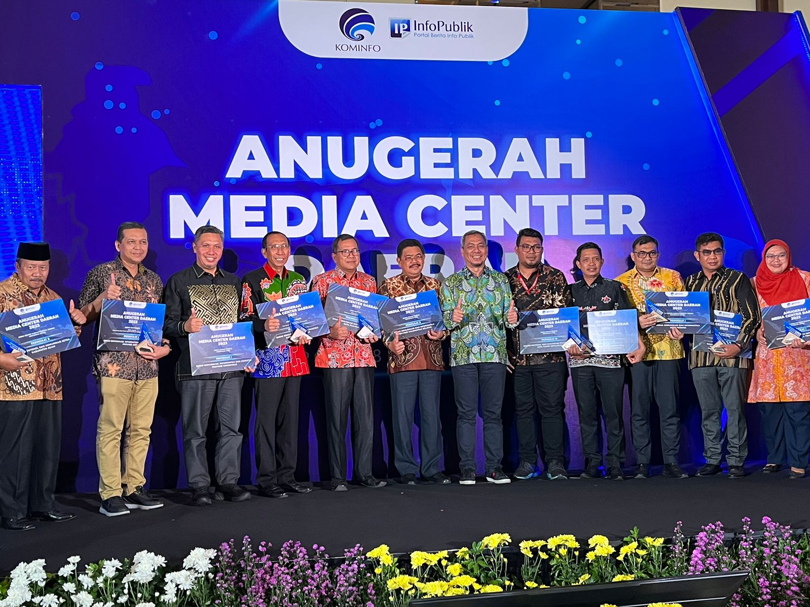 Diskominfosantik Kalteng Raih Terbaik III Nasional Pada Anugerah Media Center Tahun Penilaian 2022