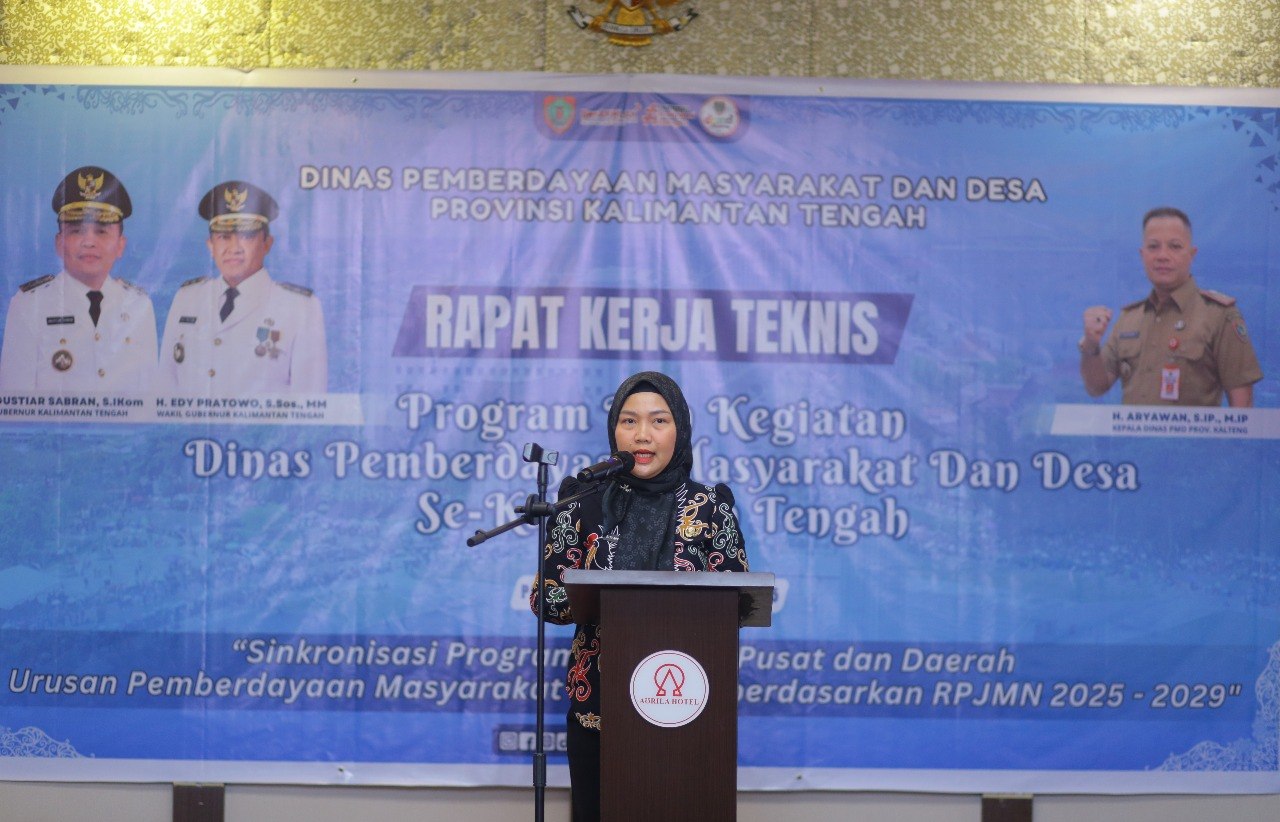 Dinas PMD Prov. Kalteng Gelar Rakernis Program dan Kegiatan Dinas PMD Se-Kalteng Tahun 2025