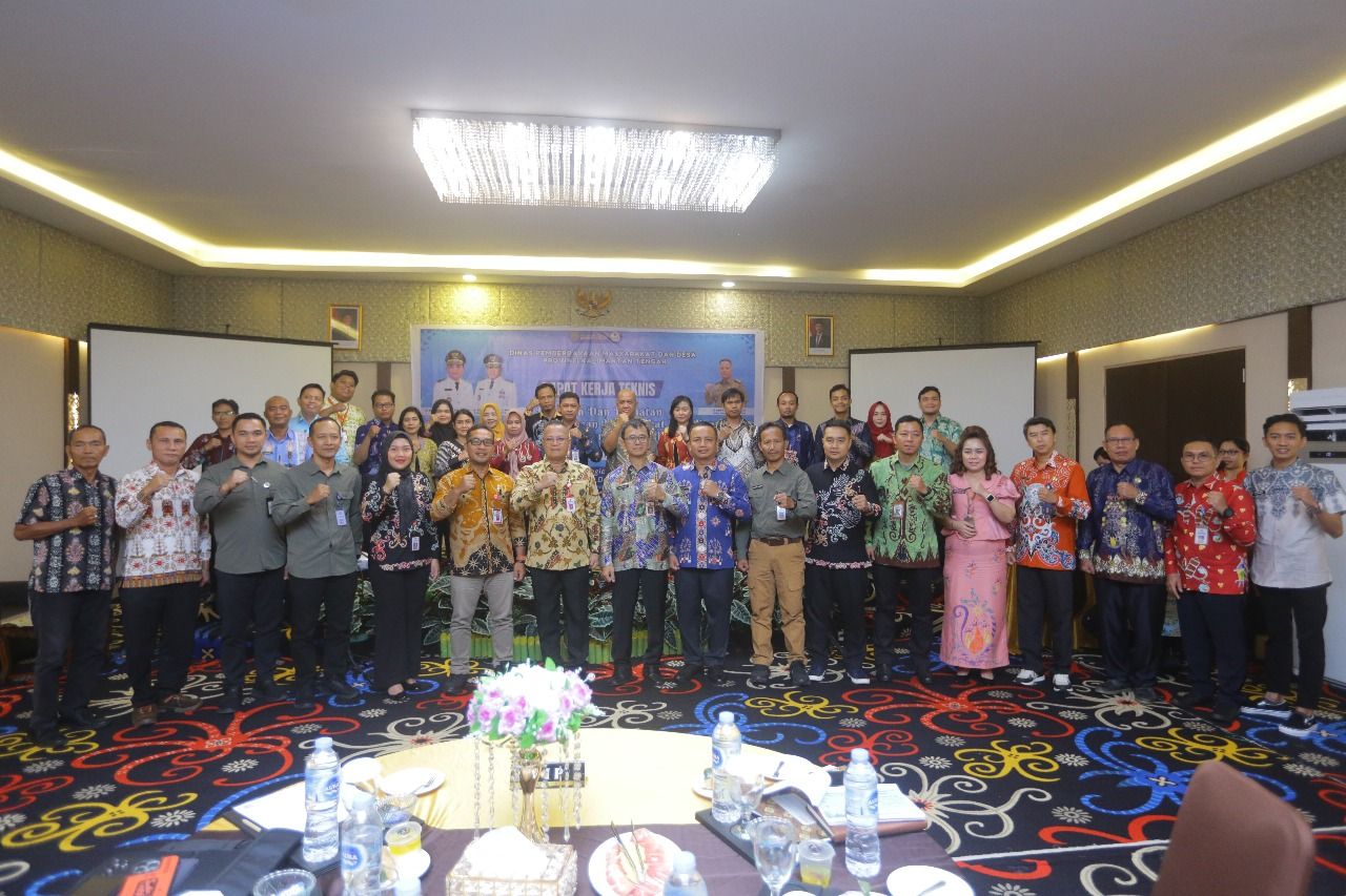Dinas PMD Prov. Kalteng Gelar Rakernis Program dan Kegiatan Dinas PMD Se-Kalteng Tahun 2025