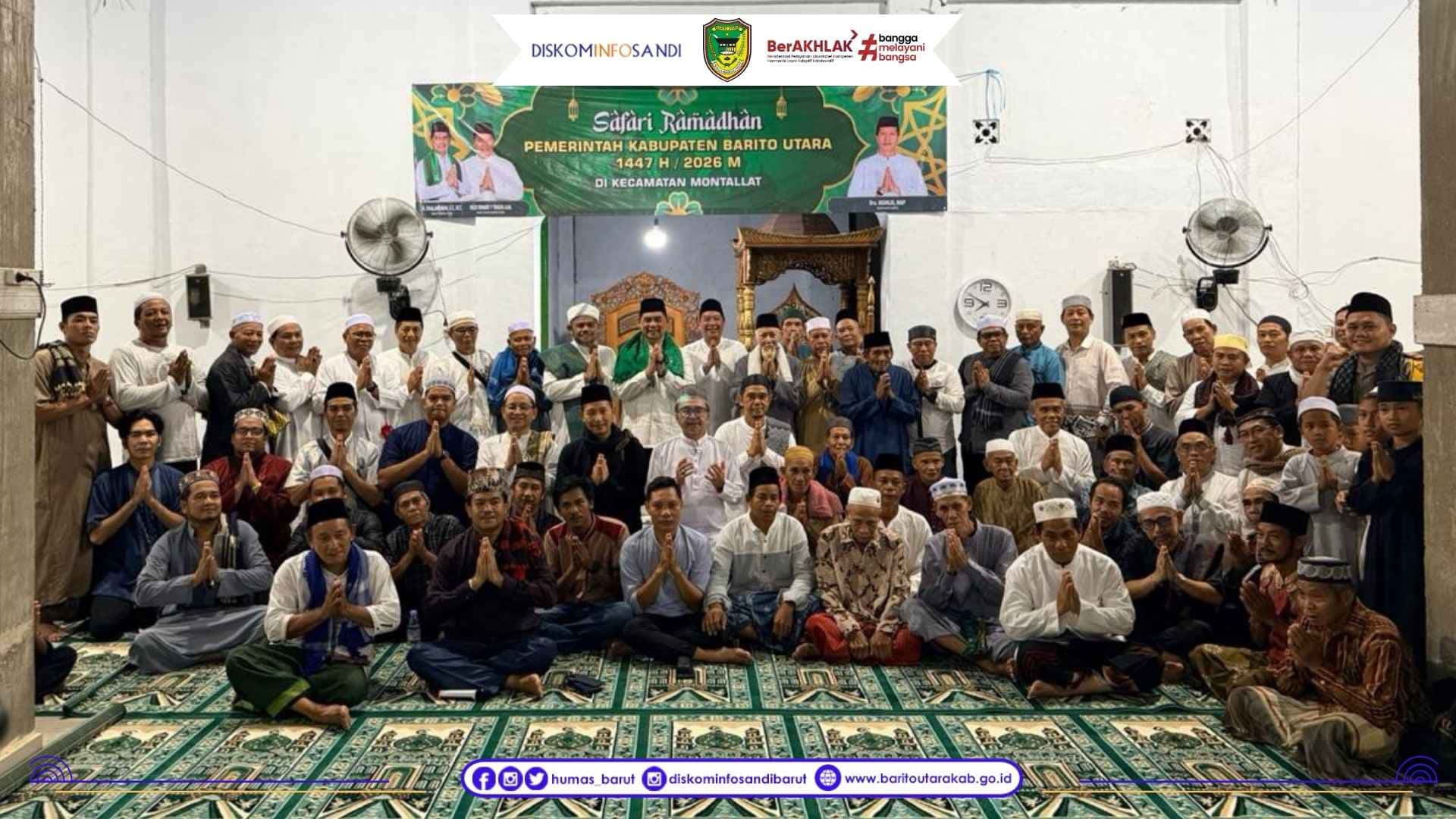 Buka Puasa Bersama, Bupati Barito Utara H. Shalahuddin Tekankan Kebersamaan